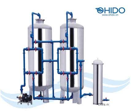 Hệ thống xử lý nước mặt,công suất 10m3/h